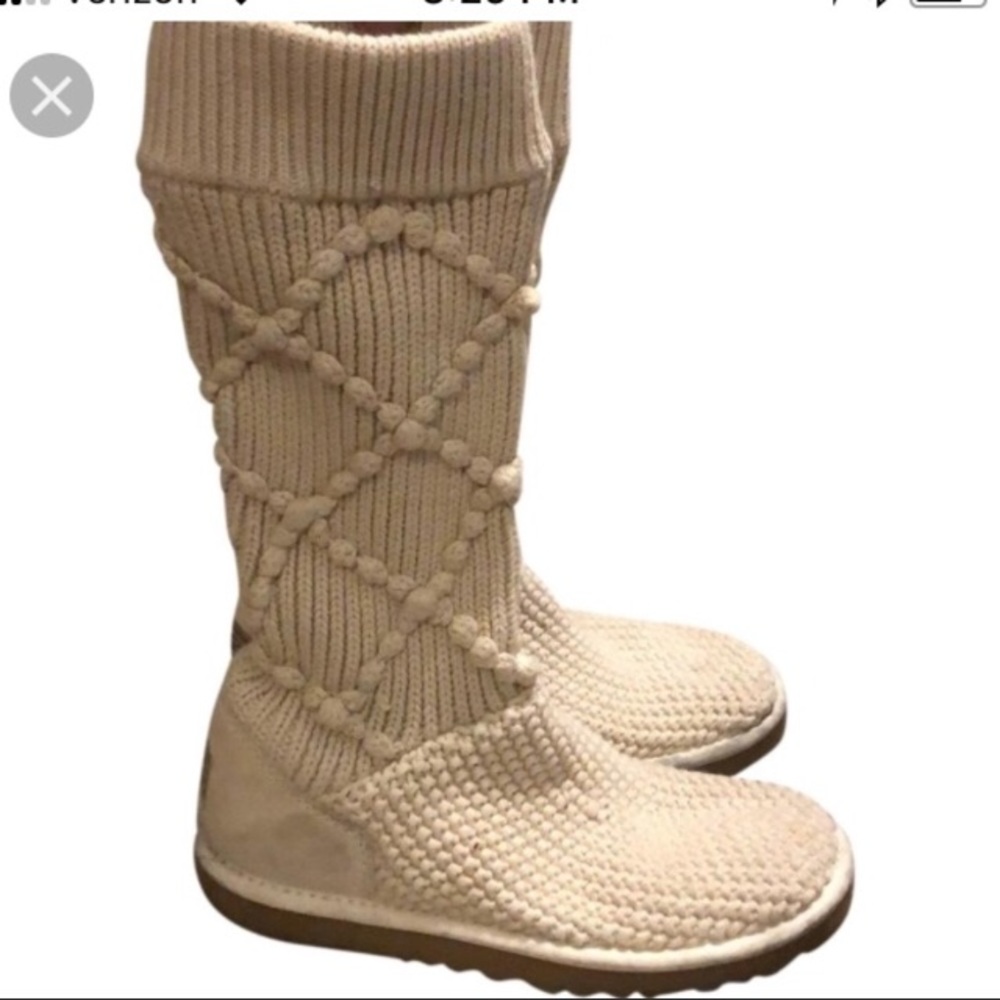 COPY - Ugg Argyle Sweater boots